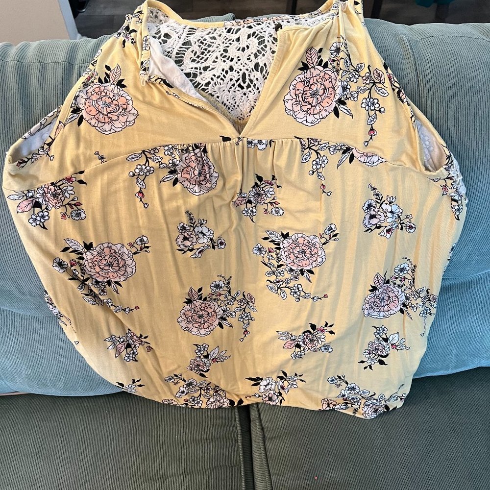 Sleeveless Yellow Shirt